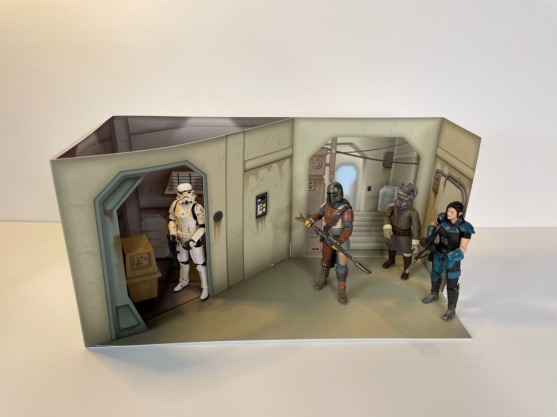 star wars figures diorama