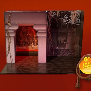 Custom Adventure Series Temple of Doom diorama | Indiana Jones playset