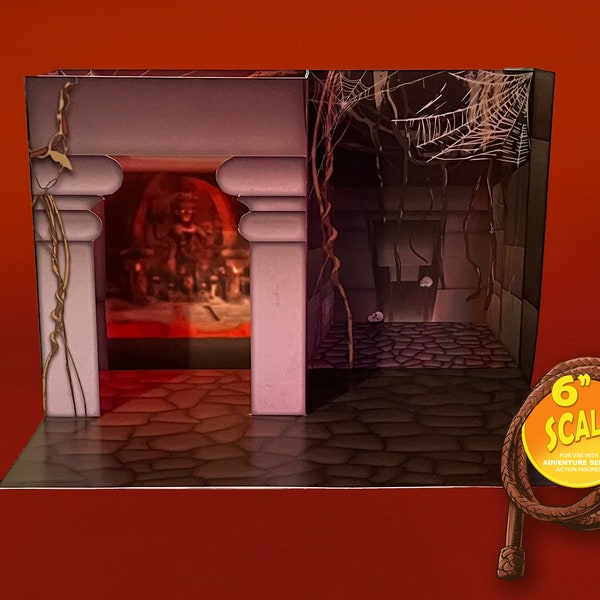 Custom Adventure Series Temple of Doom diorama | Indiana Jones playset
