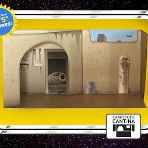 Kundenspezifisches Mos Eisley Docking Bay 94 Diorama Star Wars Spielset