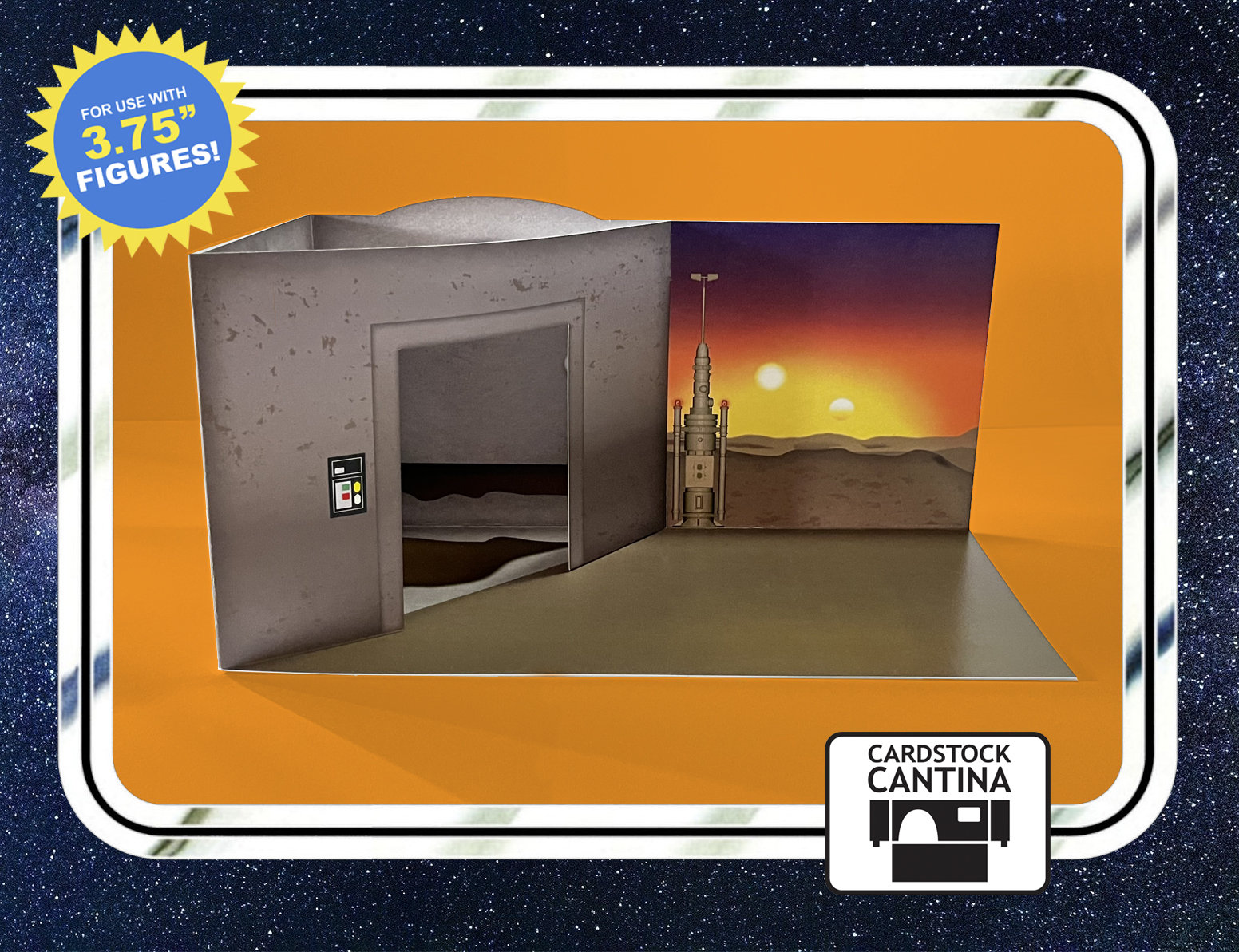 Custom Obi-Wan Kenobi's Hut Star Wars playset