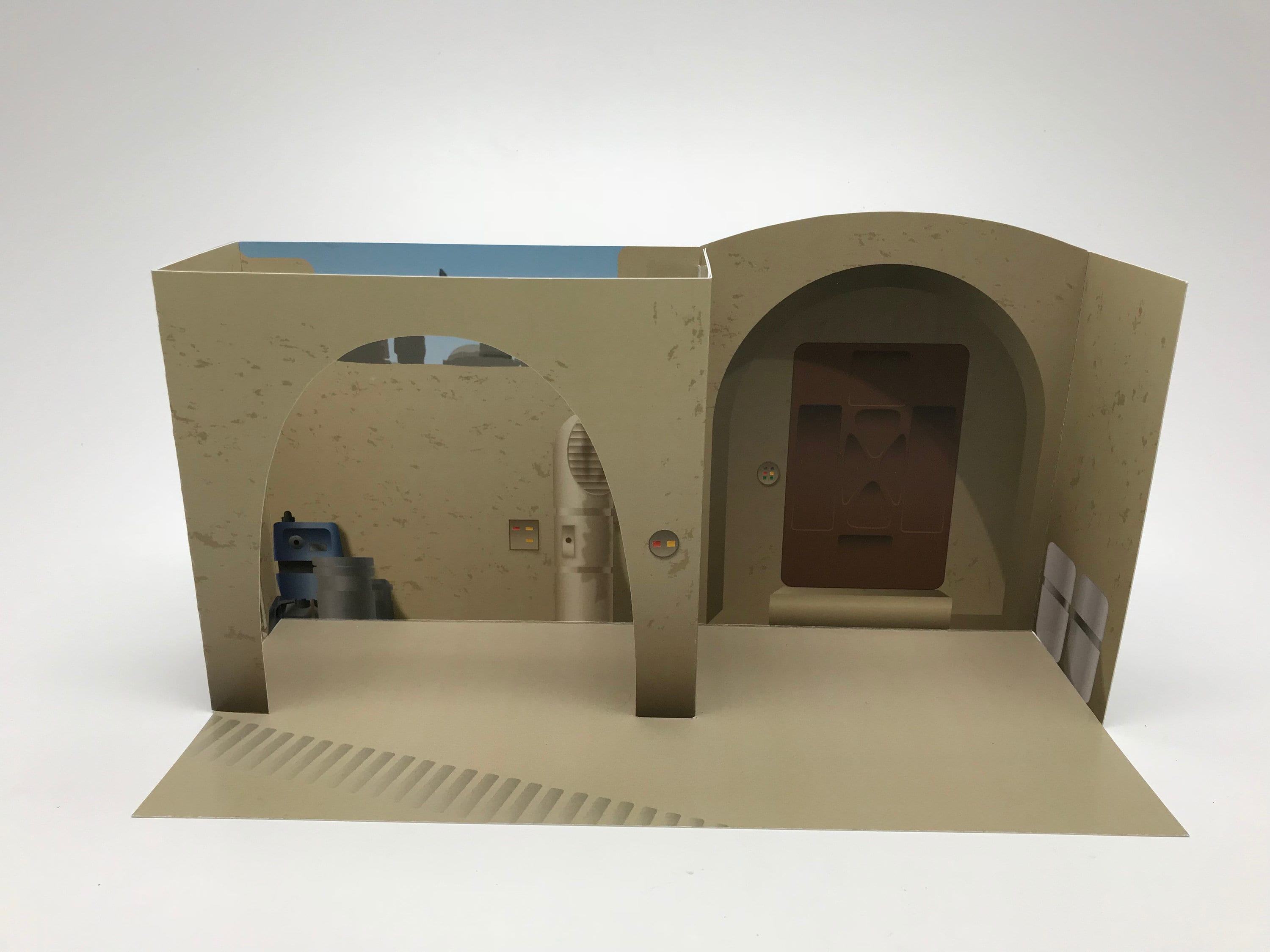Star Wars Tatooine Action Figure Diorama - Mos Eisley Streets