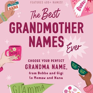 Novo presente de vovó para vovó de primeira viagem - MELHOR livro de nomes de vovó! A nova vovó precisa de um novo nome! É uma menina! É um menino! Neto!