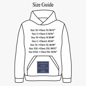 Embroidered Scottish Highland Cow Hoodie: Organic Cotton Winter Wear, Embroidered clothing for farm lovers image 10