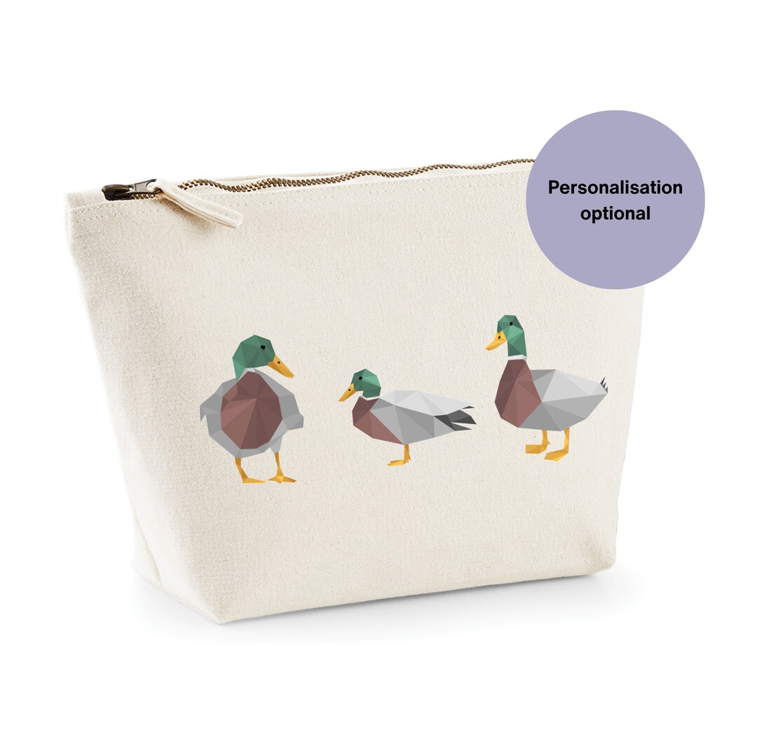 Charming Duck Cosmetic Bag Travel or Toiletry Organiser Great Etsy