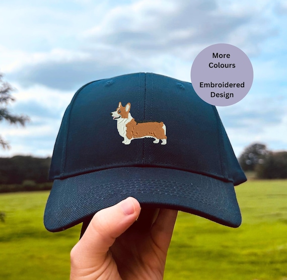 Embroidered Corgi Dog Baseball Cap: Dog walkers hat