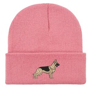 Gorro de pastor alemán bordado: gorro unisex cálido de invierno, ideas de regalo para paseadores de perros imagen 13