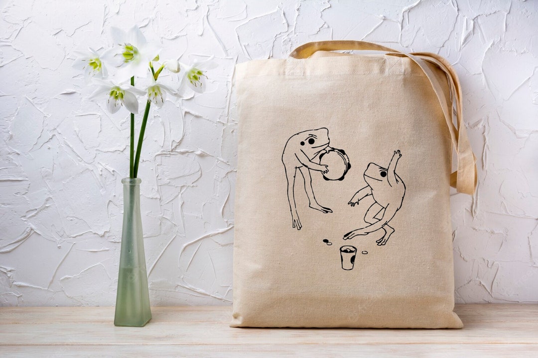 Busking Frogs Tote Bag Eco Friendly and Sustainable Reusable - Etsy UK