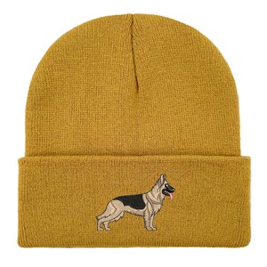 Gorro de pastor alemán bordado: gorro unisex cálido de invierno, ideas de regalo para paseadores de perros imagen 9