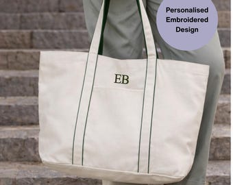 Bolso grande personalizado, añade tus iniciales bordadas. Bolso de mano Court Side Bag