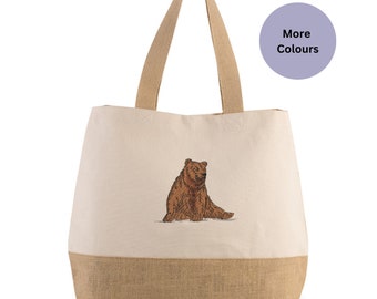 ★DAKS★Brown Bear Check Tote Bag M★ ☆DAKS☆Brown Bear Check Tote Bag M☆