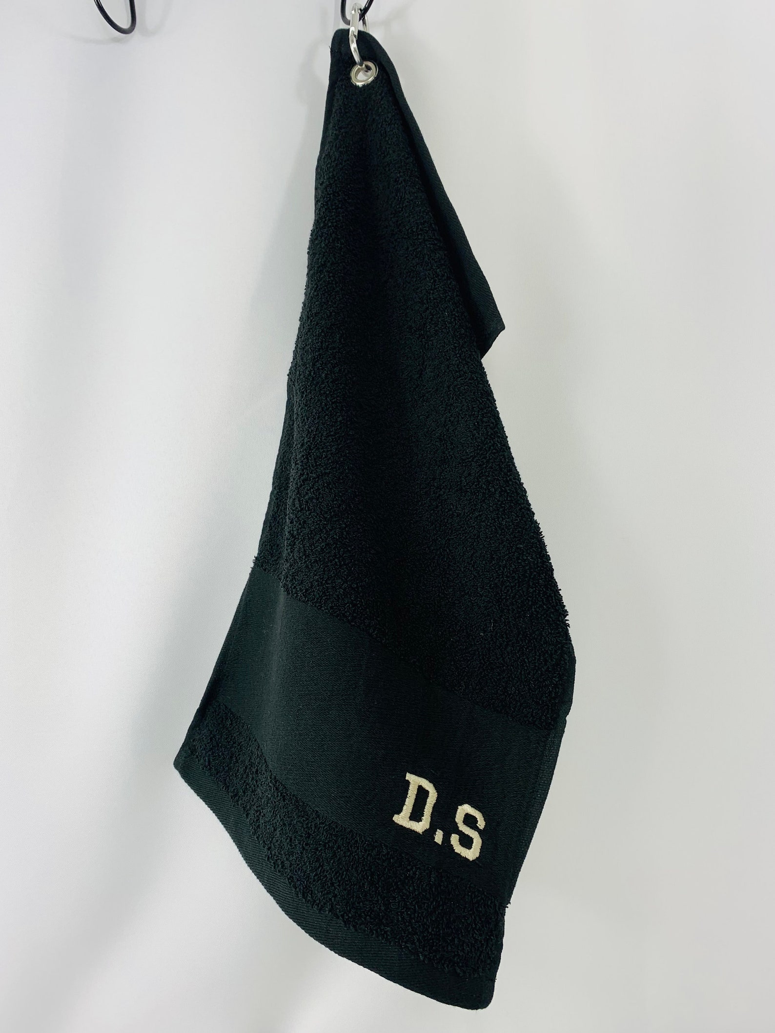 Personalised Embroidered Golf Towel. Initial Personalised Golf Etsy UK