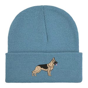 Gorro de pastor alemán bordado: gorro unisex cálido de invierno, ideas de regalo para paseadores de perros imagen 18