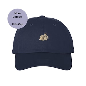 Bunny Rabbit bestickte Kindermütze. Gestickte Kaninchen scherzt Hut, Kaninchenliebhaber Geschenkideen. Hasenmütze, Waldtier Kinder Geschenkideen