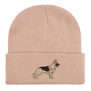 Gorro de pastor alemán bordado: gorro unisex cálido de invierno, ideas de regalo para paseadores de perros imagen 11