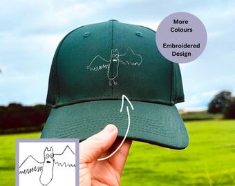 Custom Kids’ Art Cap: Personalised gift featuring your child’s drawing,  Embroidered Drawing hat