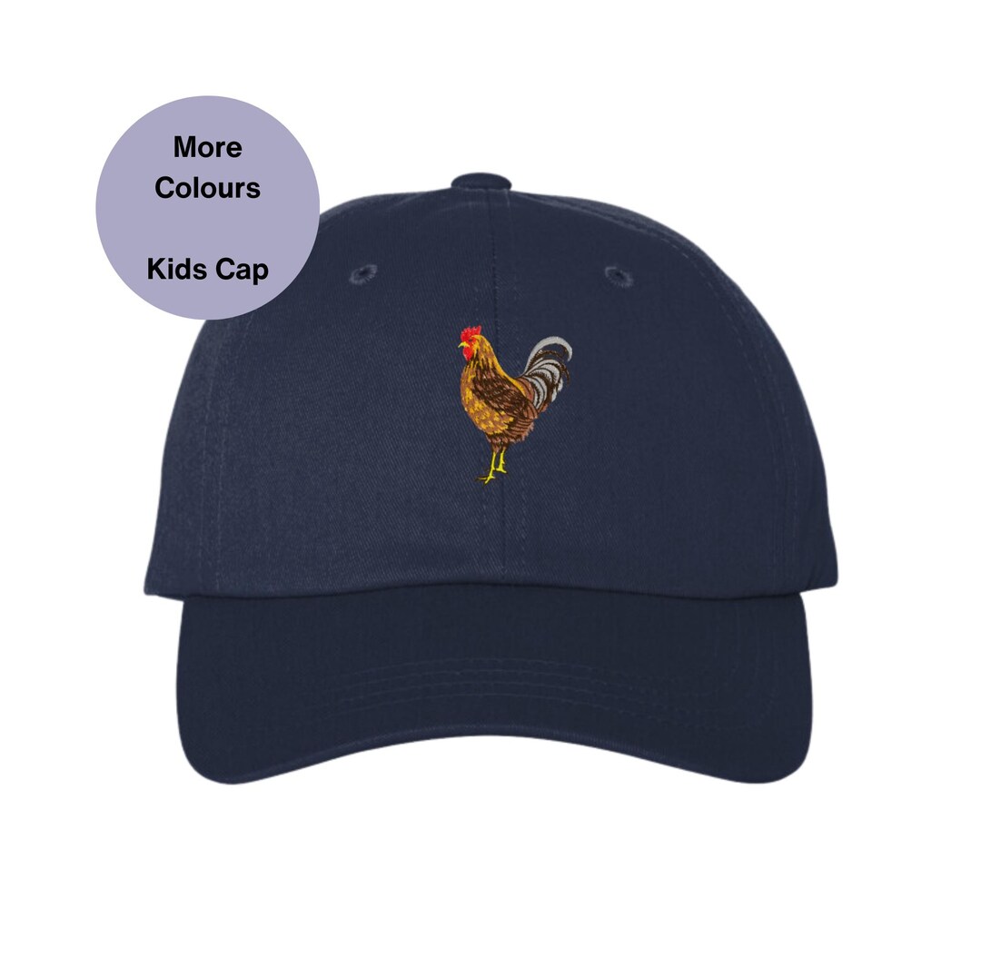 Buy Chicken Embroidered Kids Cap: Farm Animal Hat, Gift for Children,  Animal Lover Gifts Online in India