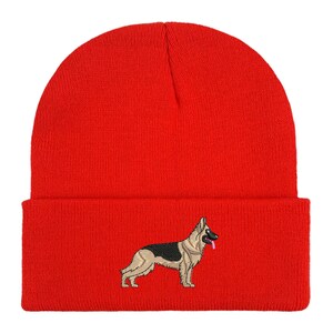 Gorro de pastor alemán bordado: gorro unisex cálido de invierno, ideas de regalo para paseadores de perros imagen 10