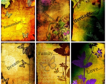 Digital Download Print BRIGHT ALTERED ART Toppers