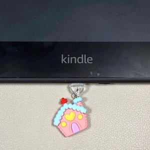 Cute House Dust Plug | Kindle Charms | Phone Charms | Kindle Dust Plug Charms | Phone Dust Plug Charms