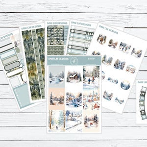 Winter Planner Sticker Kit | Winter Stickers