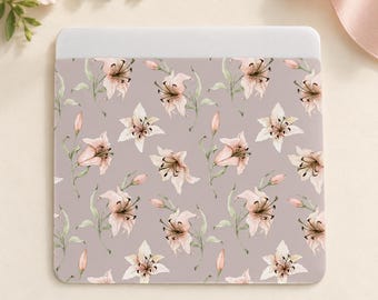 Vinyl Adhesive Pocket | Planner Pocket | Notebook Pocket | Floral Design | Self Adhesive Pocket