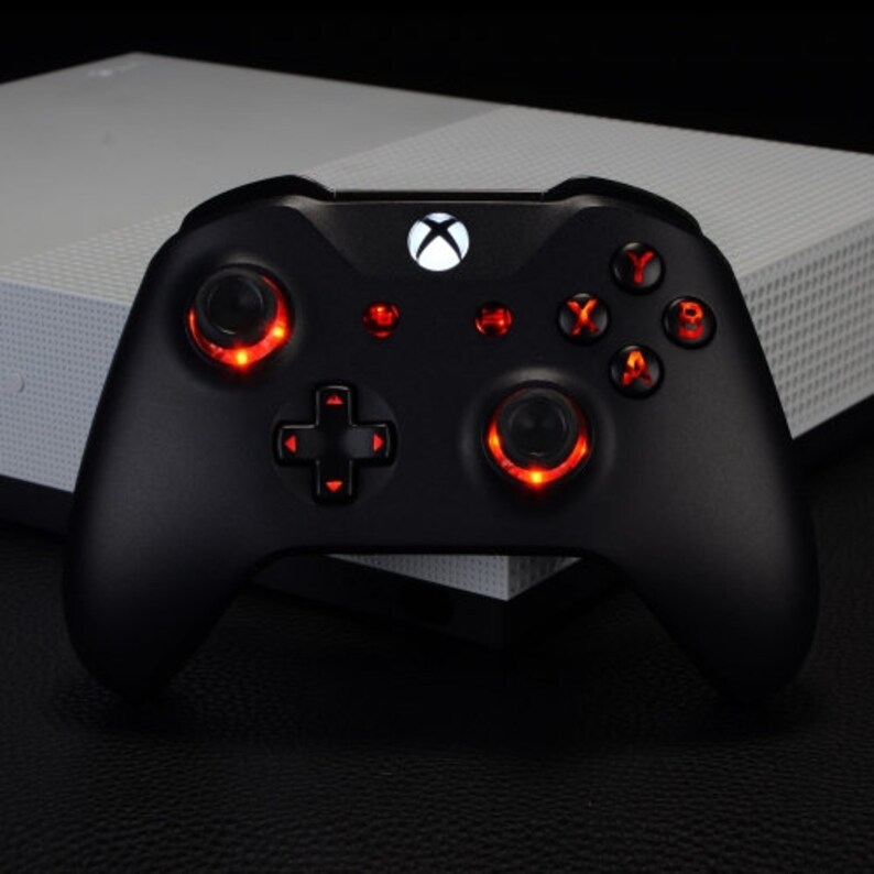 Custom Xbox One Controller LED color changing buttons 9 Etsy