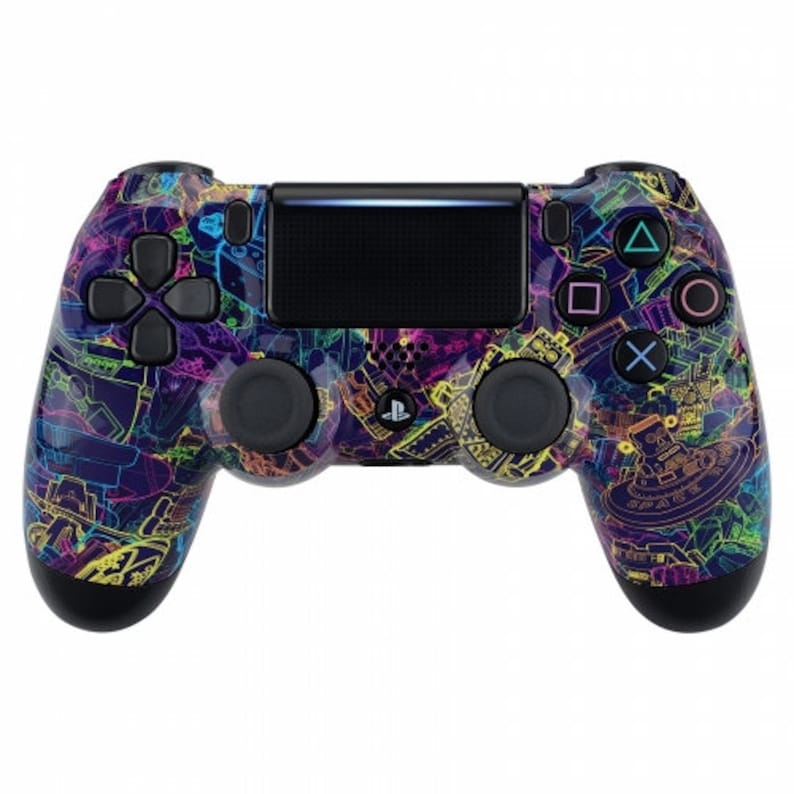Custom PS4 Controller with LED color changing buttons 7 Etsy