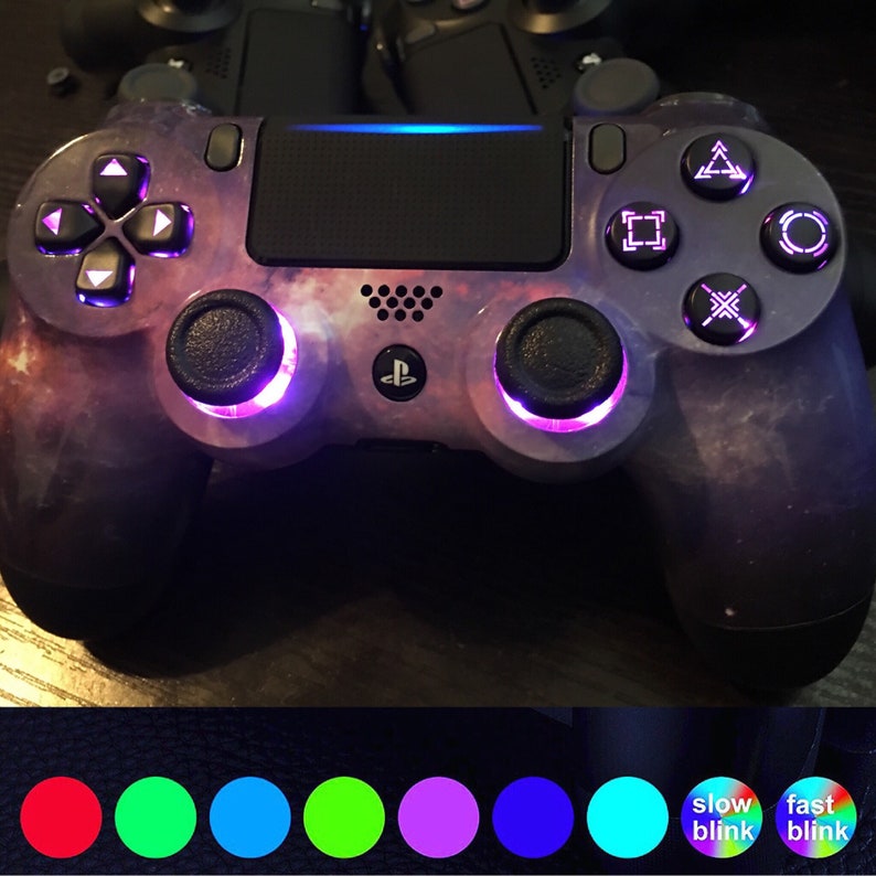 playstation buttons led