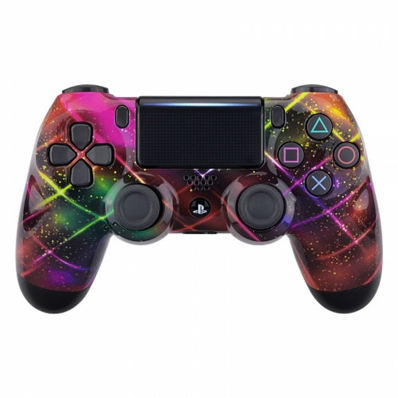 Custom PS4 Controller with LED color changing buttons 7 Etsy