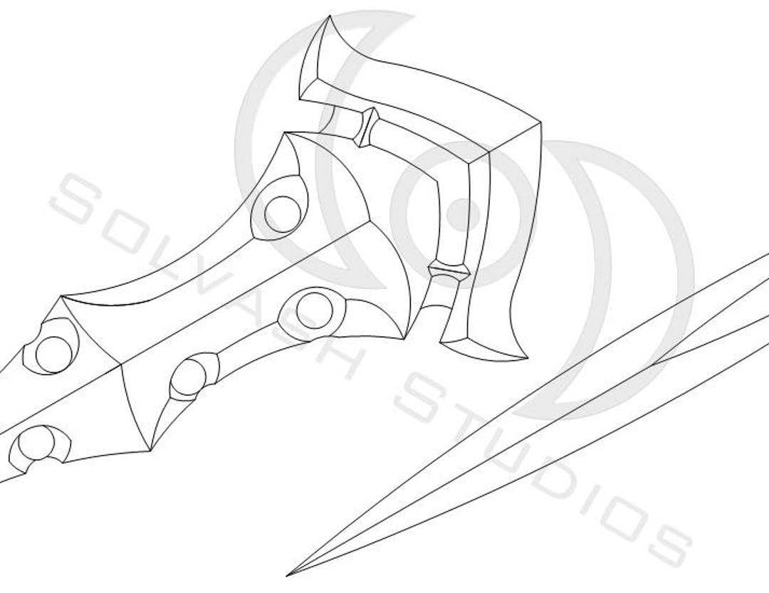 Metal Gear Rising: Murasama Cosplay Prop Template (Download Now