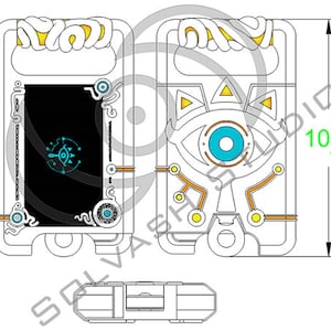 Sheikah Slate Cosplay Template