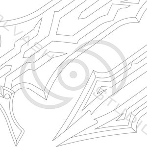 Legend of Zelda BotW: Thunderblade - Cosplay Prop Template