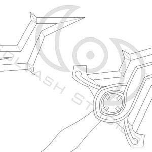 Fire Emblem Awakening: Levin Sword Cosplay Prop Template