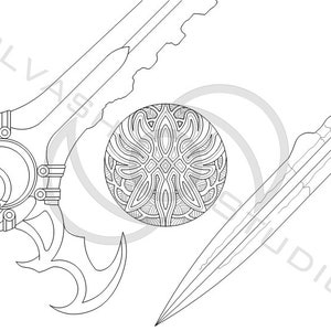 Fire Emblem Three Houses: Byleth Sword of the Creator - Cosplay Prop Template