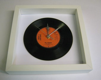 Simon & Garfunkel - Mrs. Robinson - Framed Vinyl Record Wall Clock Gift