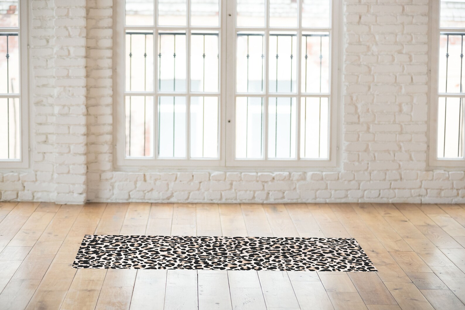 Cheetah Print Yoga Mat Thick Yoga Mat Microfiber Suede & Etsy
