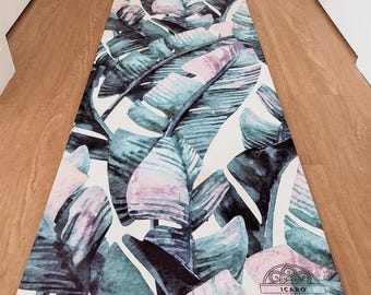 Aloha Yoga Mat - Non Slip Yoga Mat - Thick Rubber Yoga Mat - Microfiber Yoga Mat