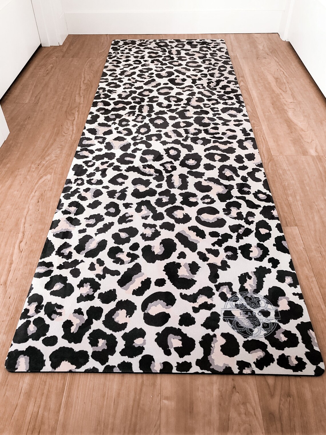 Cheetah Print Yoga Mat Thick Yoga Mat Microfiber Suede & Etsy