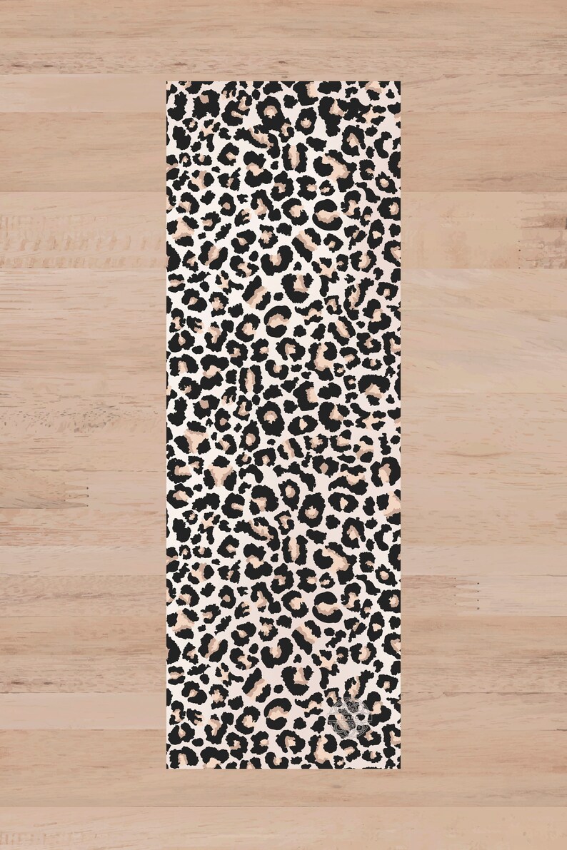 Cheetah Print Yoga Mat Thick Yoga Mat Microfiber Suede & Etsy