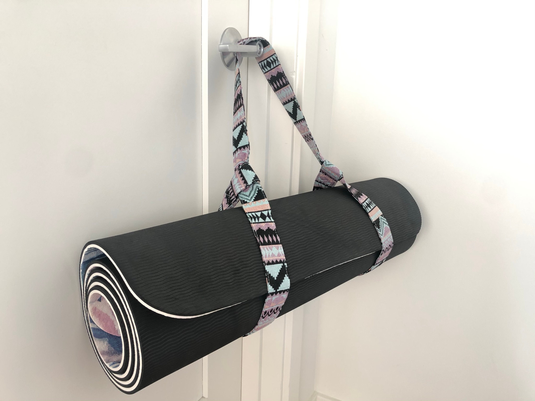 Fair Trade Yoga Bag / Organic Yoga Mat Bag / Eco Friendly Yoga Mat Carrier  Tote: Black, Full Zip, Pockets, GOTS Cotton Canvas, Environmental -   Sweden