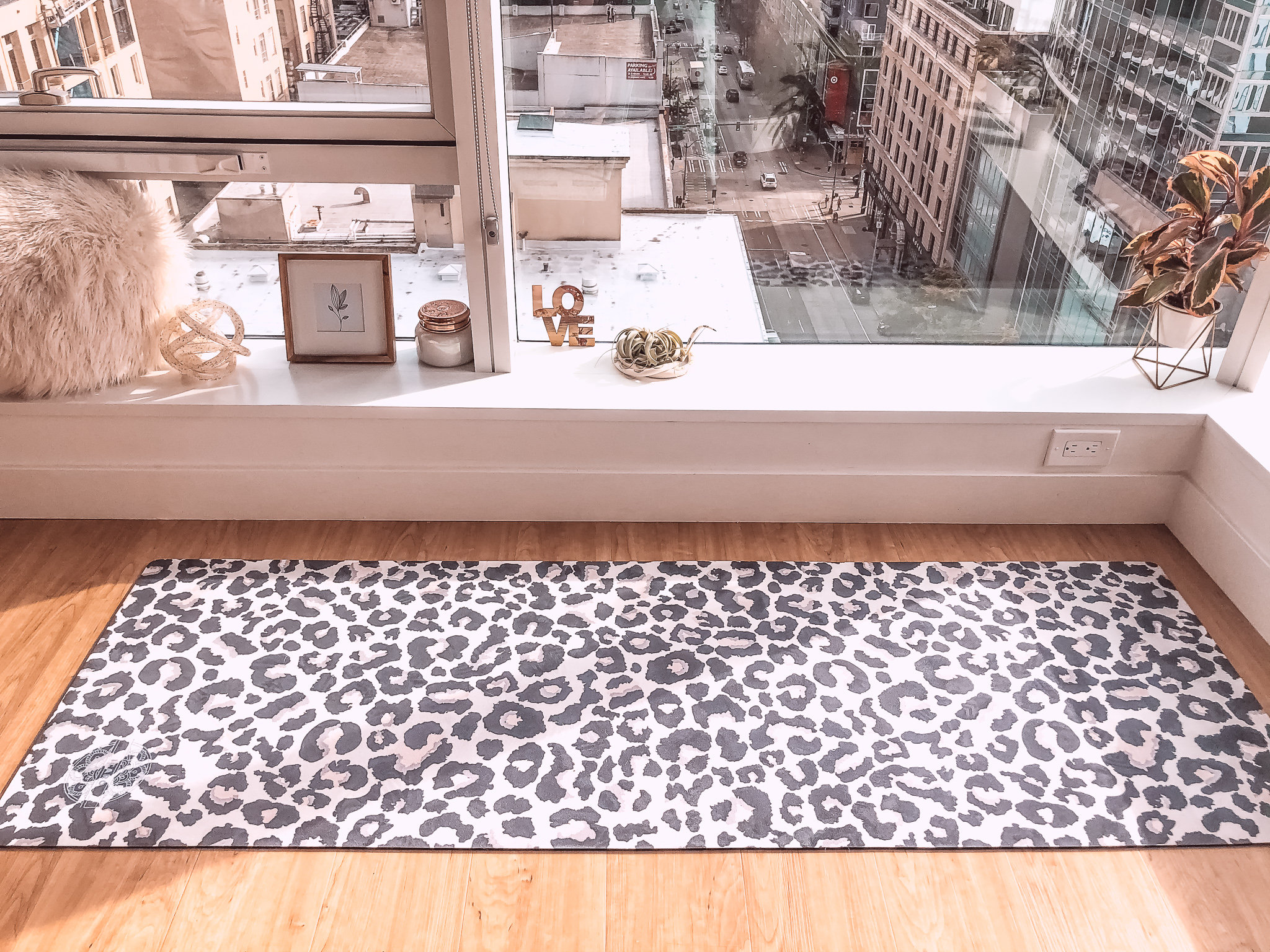 Cheetah Print Yoga Mat Thick Yoga Mat Microfiber Suede & Etsy