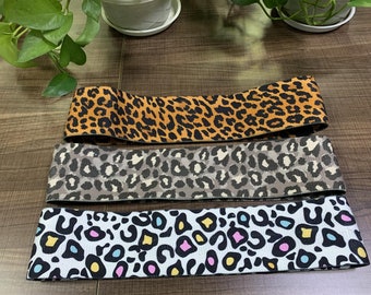 Cheetah Print Leg Resistance Bands - Leopard Print Hip Bands (Free Shipping) - workout bands, toning bands, booty bands