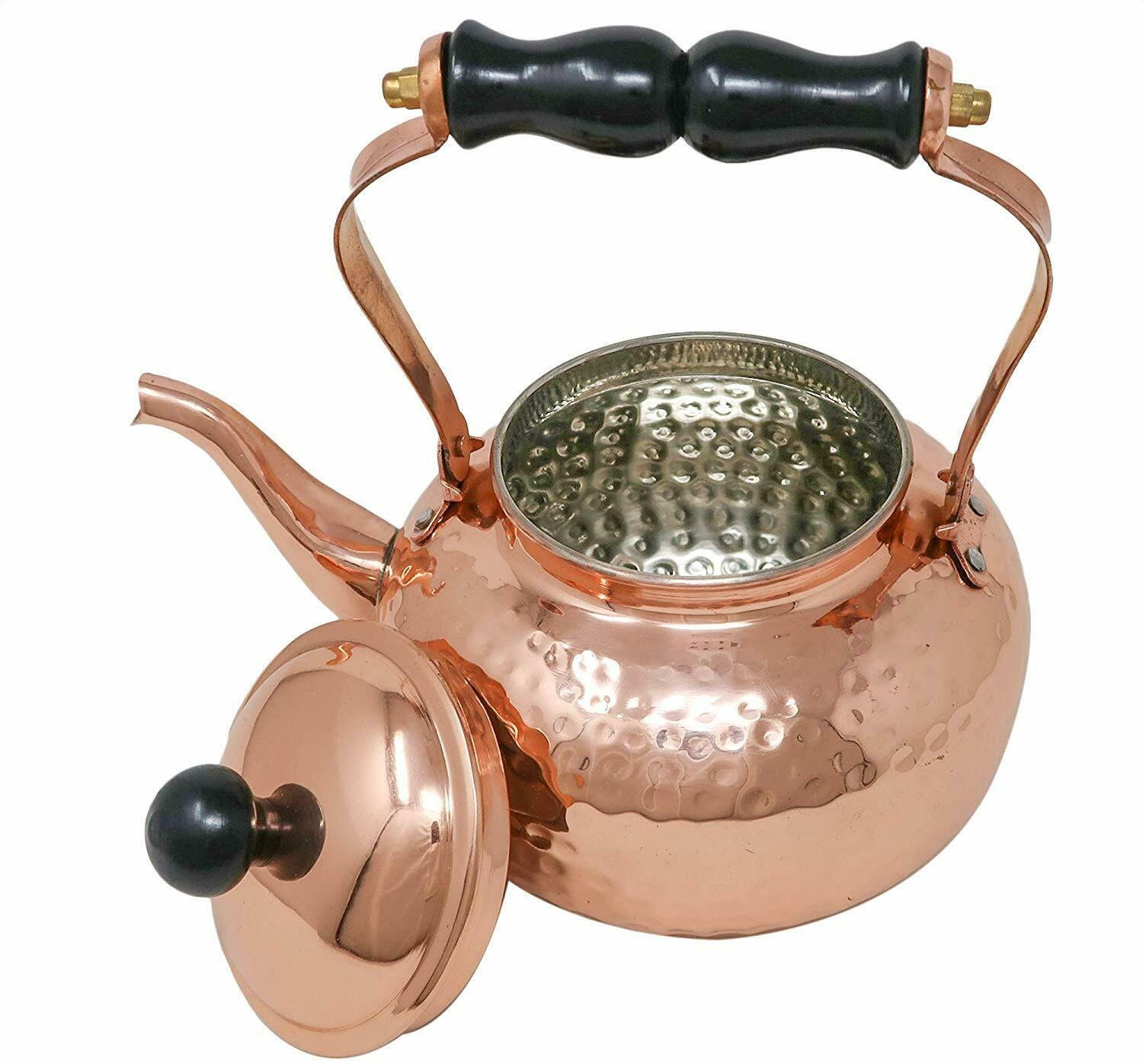 Handmade Copper Kettle For Warming Water Tea And Coffee Etsy