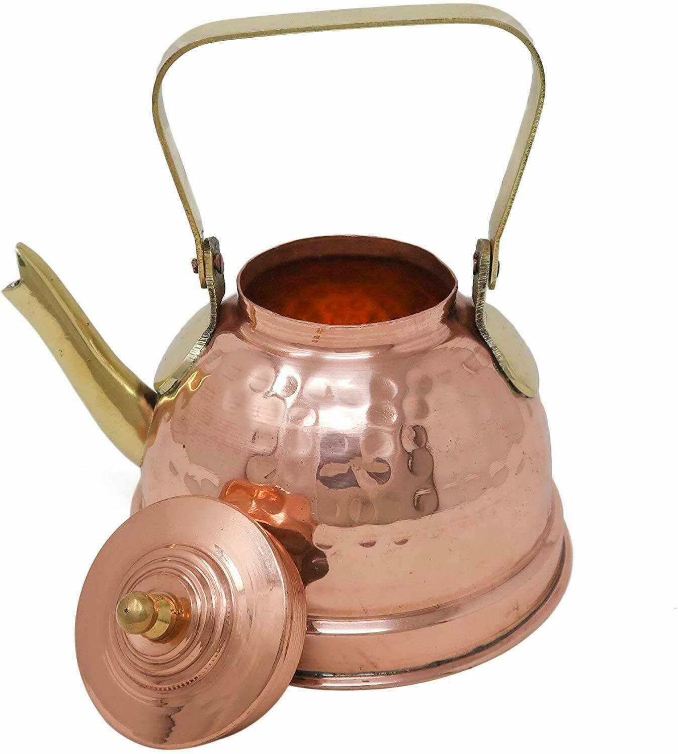 Copper Serving Teapot Traditional Indian Chai Kettle 500 ml Etsy