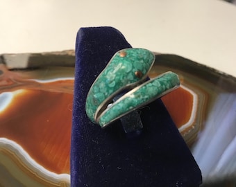 Vintage Sterling Taxco Snake Ring