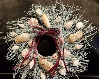 Turquoise Twig Wreath