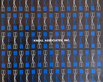Vintage 1960er Knoll assoziiertes Möbelplanungstextilien Katalog