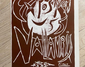 Jahrgang 1950 Pablo Picasso Lithographie Abstrakte Kunst Warhol Dali Pollock Monet