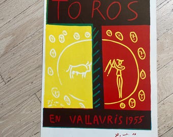 Jahrgang 1950 Pablo Picasso Lithographie Abstrakte Kunst Warhol Dali Pollock Monet